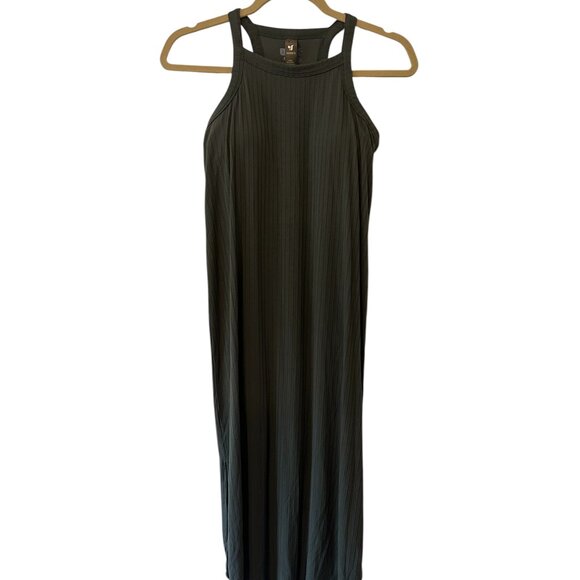 SheBird Size 2 (Small) The Tunic Tank Dress Black Pockets Built in Bra - Picture 1 of 5